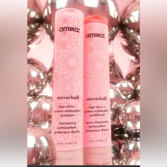 Amika Mirrorball High Shine & Protect Antioxidant Shampoo & Conditioner Duo๐บ - Picture 2 of 3